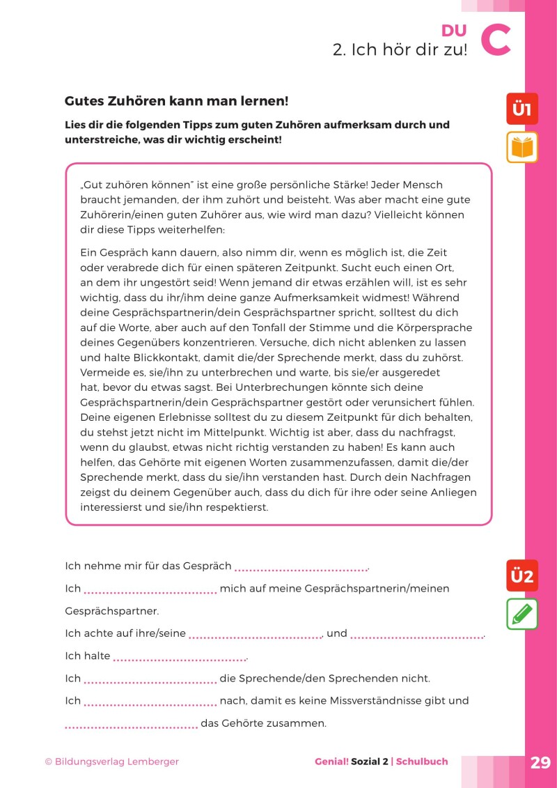 Genial! sozial 2 - SchülerInnenbuch