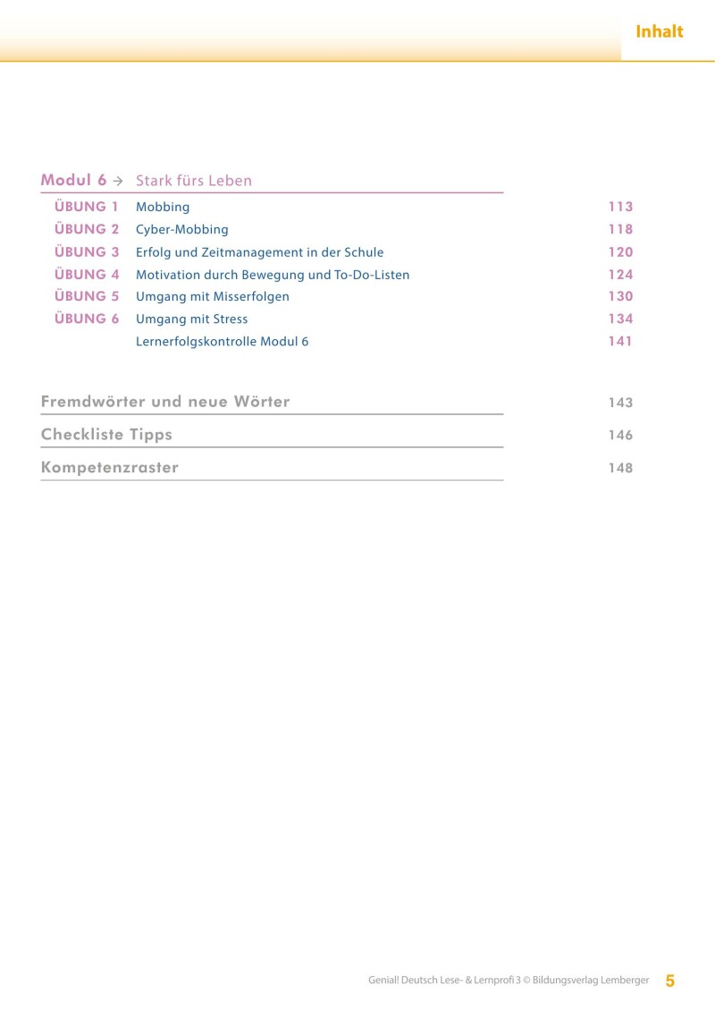 Genial! Deutsch 3 – Lese- und Lernprofi IKT LP’23 v.1.1 / Schulbuch