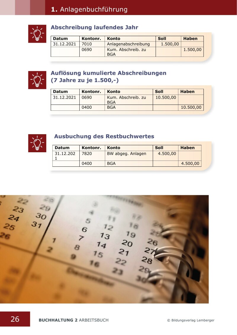 Buchhaltung 2 - Arbeitsbuch mit Lösungen