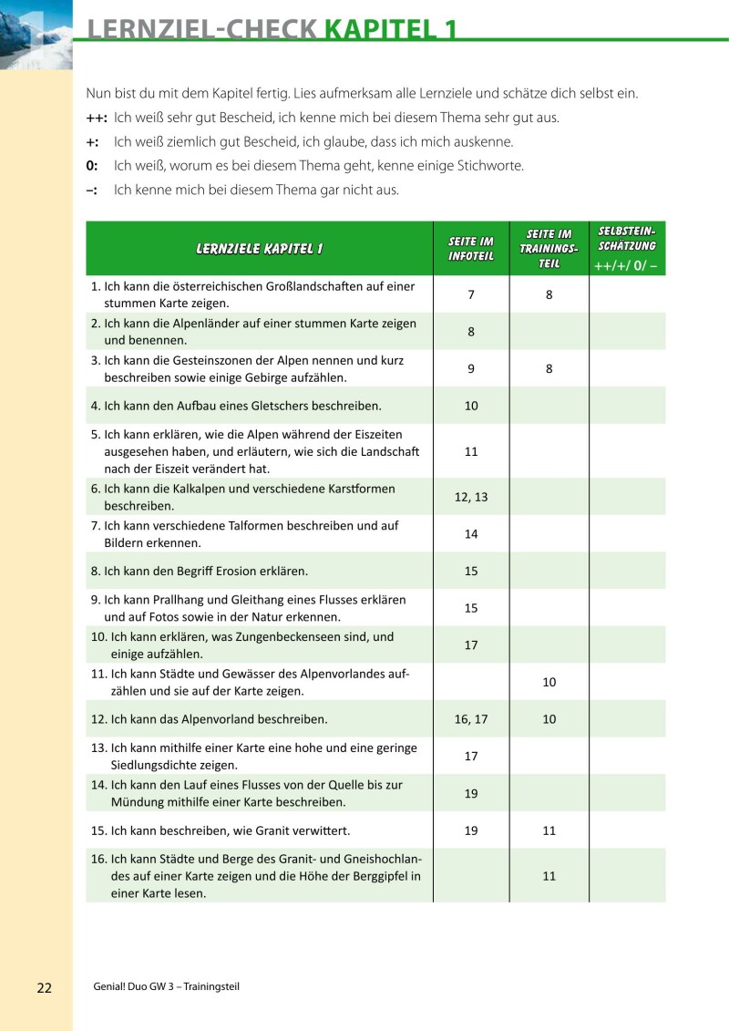 Genial! DUO Geographie/Wirtschaftskunde 3 - Trainings-Teil