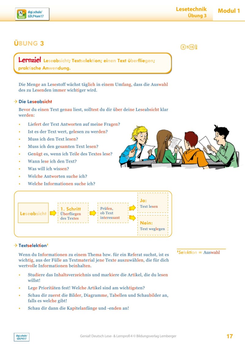Genial! Deutsch 4 – Lese- und Lernprofi IKT v3.1 / Schulbuch silbierte Ausgabe  PLUS Lizenz