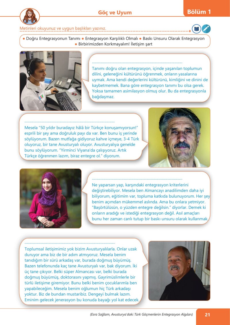 Sen ve Ben 8. Kompetenzorientiertes Arbeitsmaterial für den Muttersprachlichen Unterricht Türkisch ab der 8. Schulstufe