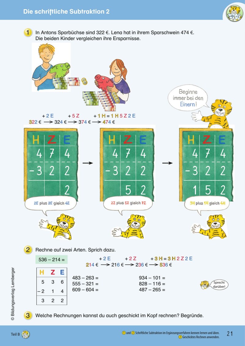 Mathetiger 3 - Schulbuch Teil B (für das 2. Semester)