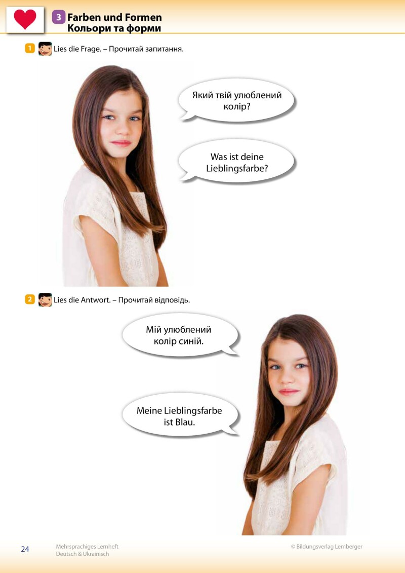 Trutnovskys sprachsensible Lernmaterialien für DaZ – Mehrsprachiges Lernheft / Deutsch & Ukrainisch