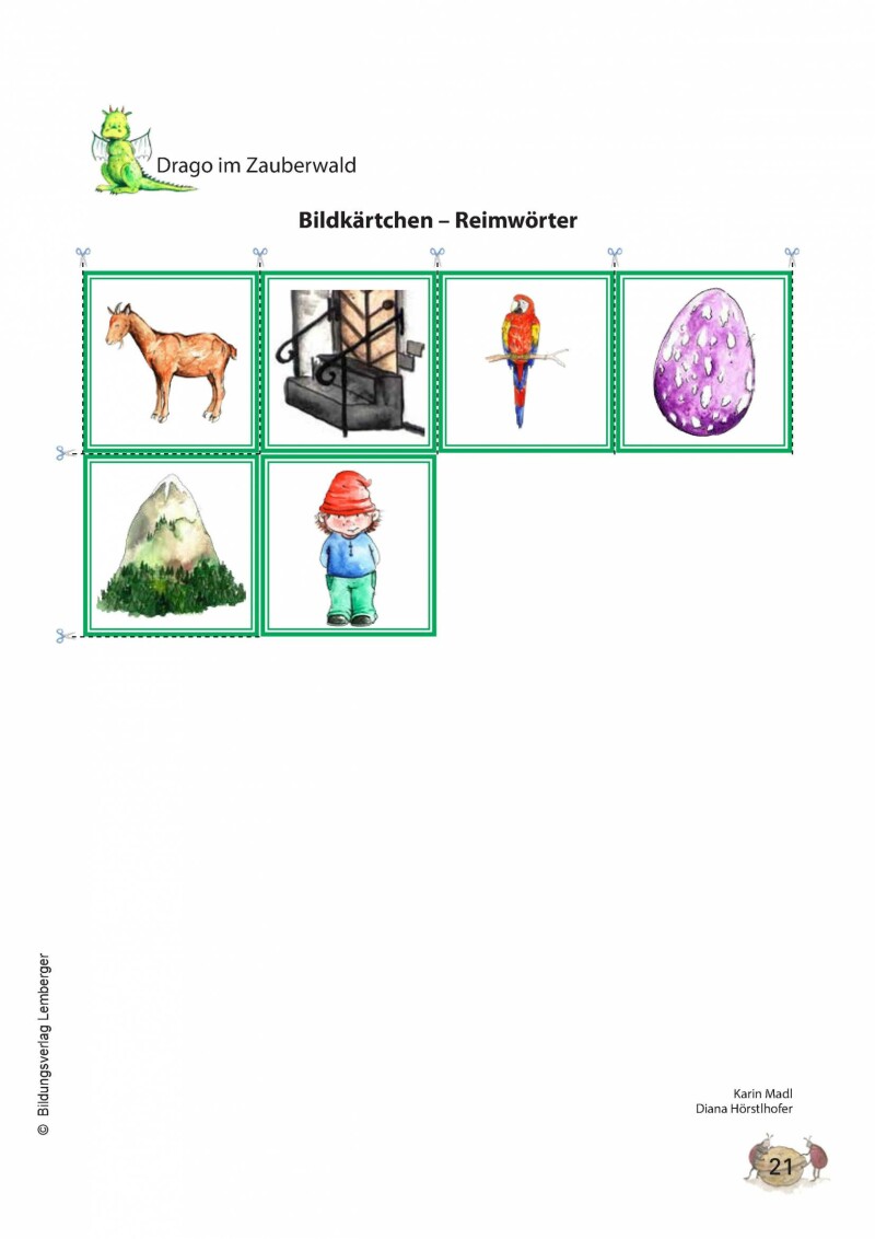 Drago im Zauberwald – Zauberhafte Schulvorbereitung: Übungsmaterial zur Förderung der Vorläuferfähigkeiten des Lese- und Schreiblernprozesses