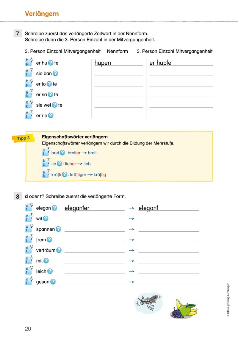ABC der Tiere 1-4 - Rechtschreibtipps zum Mitnehmen - Arbeitsheft: Strategien - Regeln - Übungen (mit Lösungsteil)
