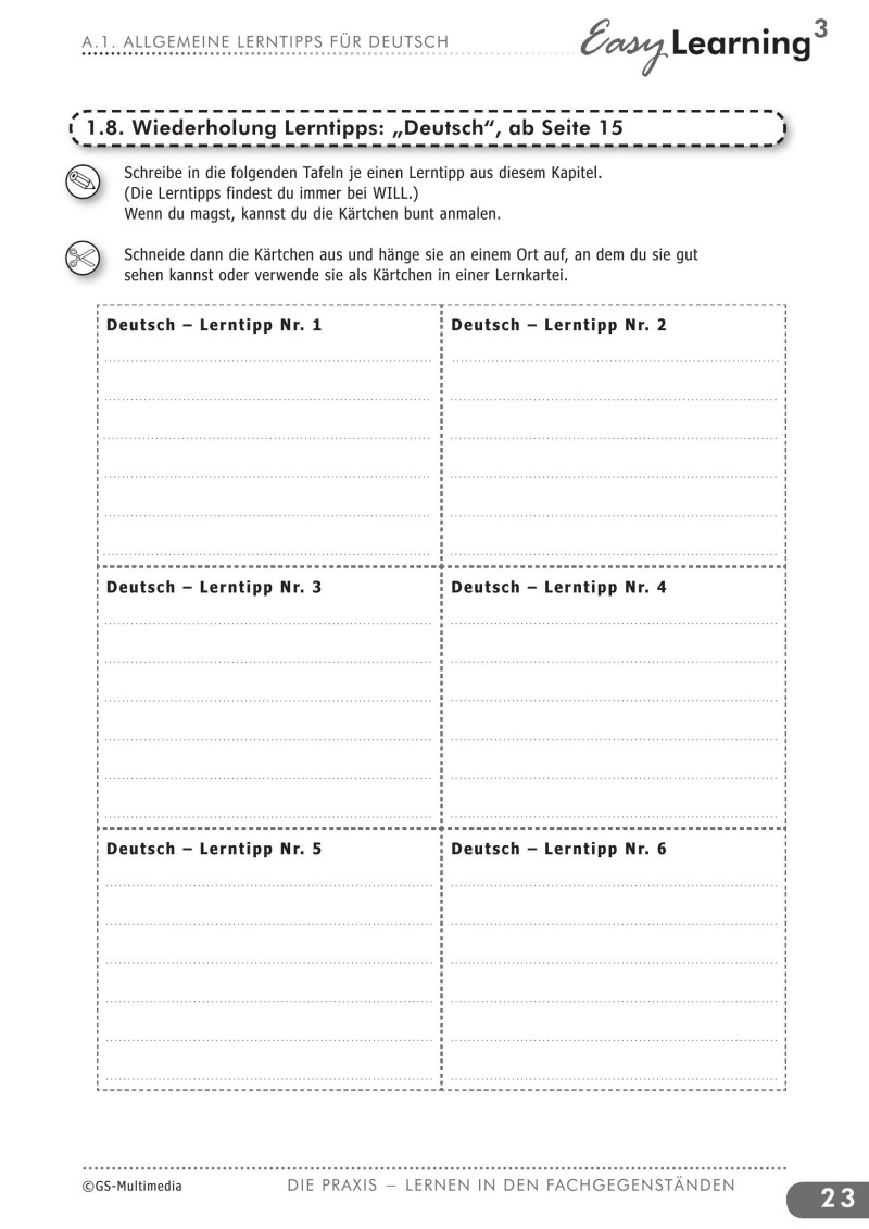 Kompetenz Lernen® – future training – Lernen mit Erfolg! – Band 3: Anwendungsbeispiele