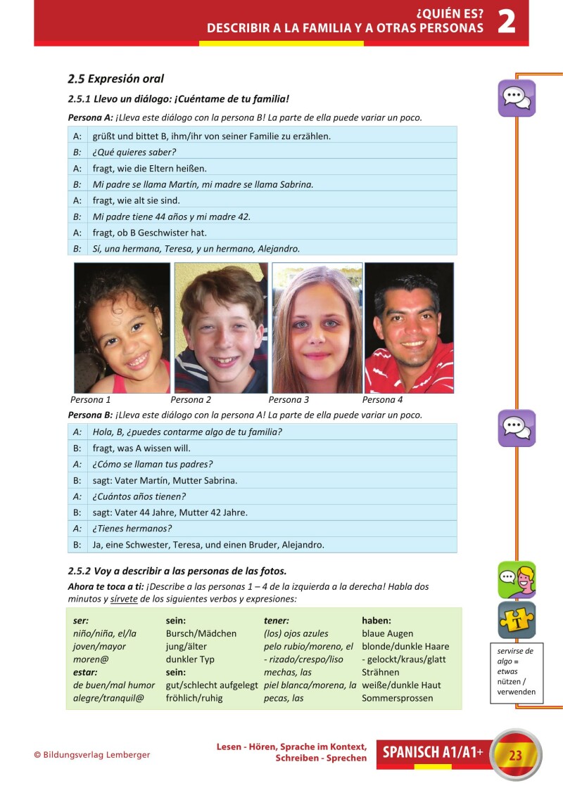 Spanisch A1/A1+ Hören-Lesen _Übungsbuch inkl. Audio-CD