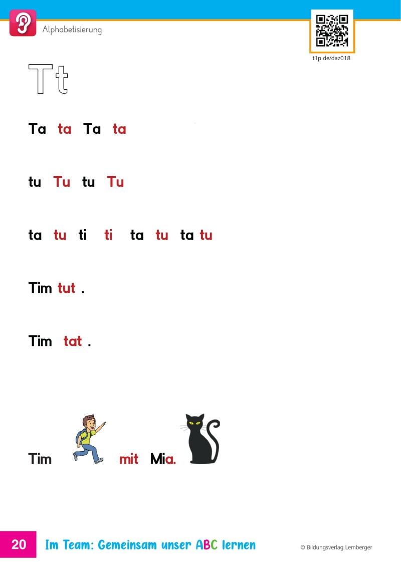 Im Team: Gemeinsam unser ABC lernen