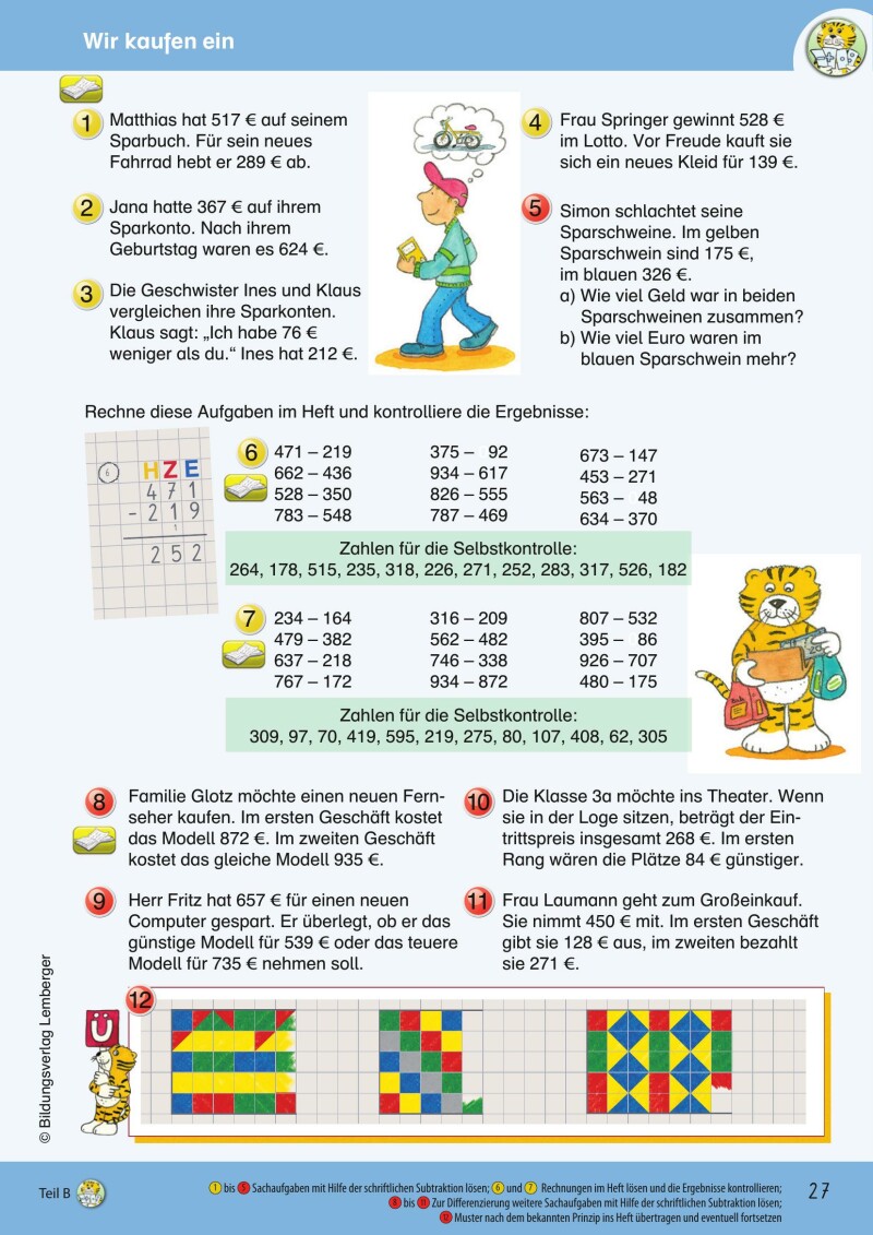 Mathetiger 3 - Schulbuch Teil B (für das 2. Semester)
