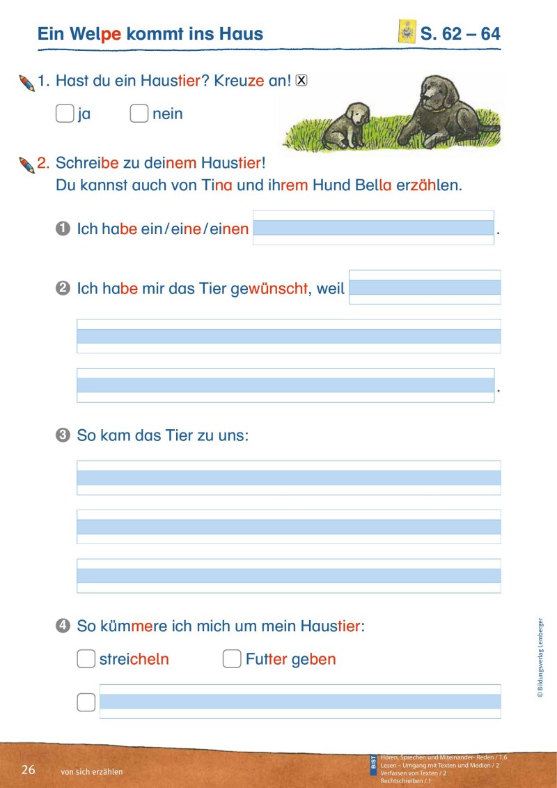 ABC der Tiere 2 - Schulbuch Kompaktausgabe: Lesebuch - Arbeitsheft