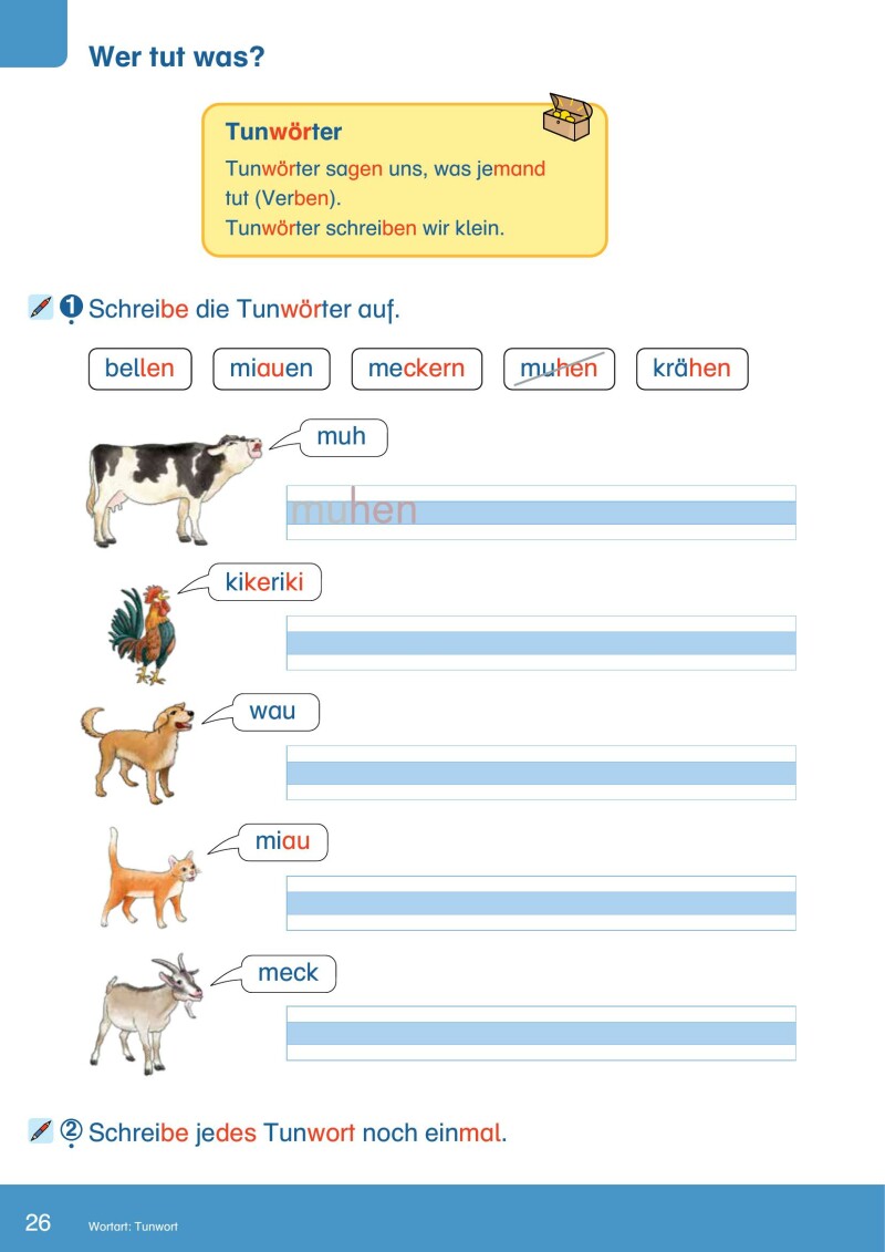 ABC der Tiere 2 – Schulbuch Kompaktausgabe: Spracharbeitsheft A (1. Semester) mit Silbenschrift_LP’23