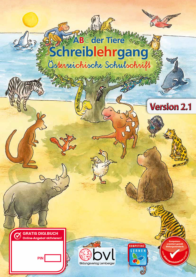 ABC der Tiere 1 - Schulbuch: Schreiblehrgang Österreichische Schulschrift 95 Version 2.1