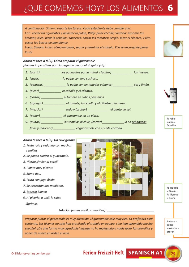 Spanisch – Ferien-Freizeit-Heft A1