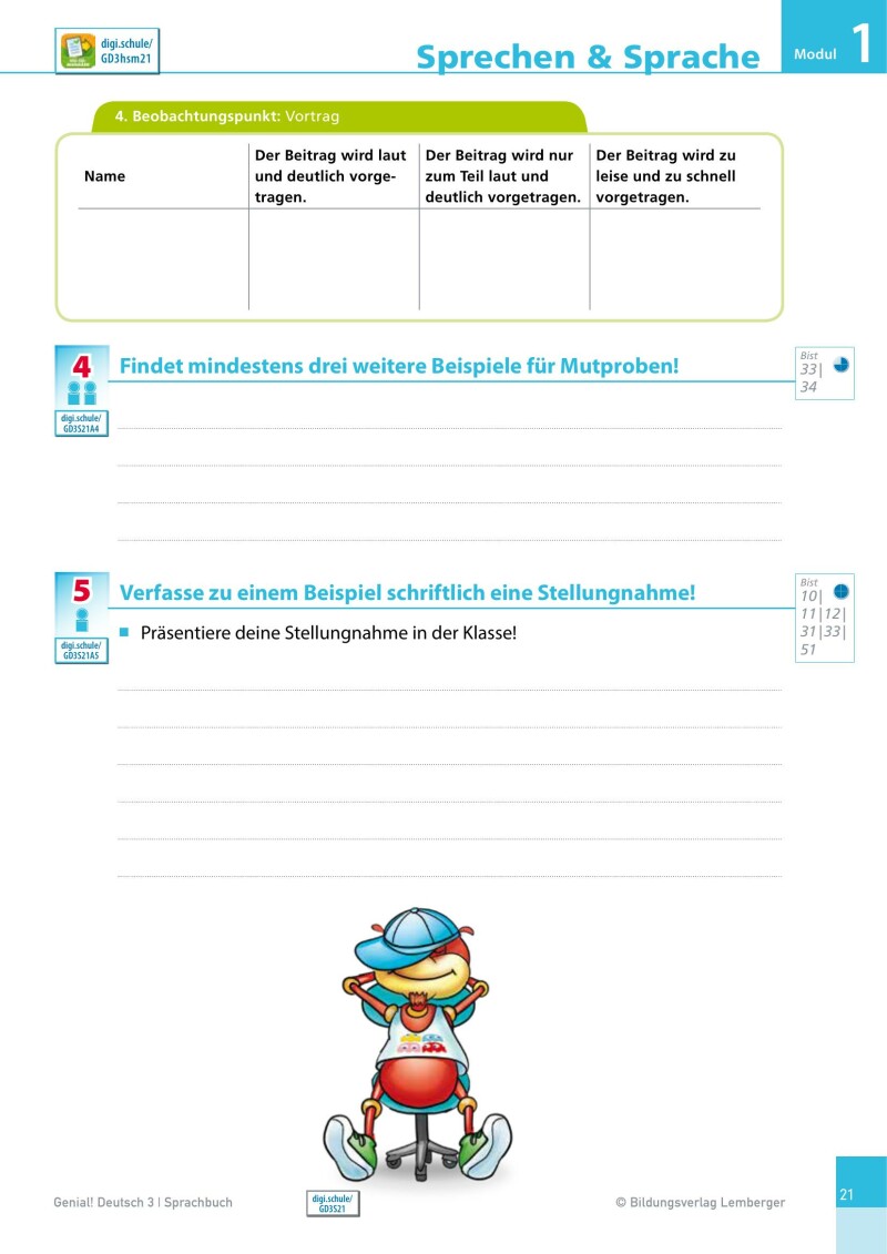 Genial! Deutsch 3 - eSquirrel Klassenlizenz