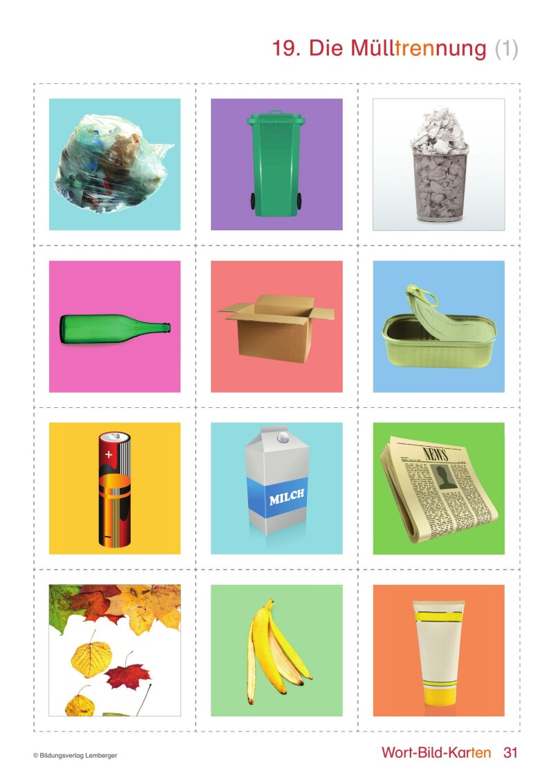 Genial! Deutsch – Schritt für Schritt zukunftsfit – Lesen und Schreiben im Gesamtunterricht inklusiv – Beiheft mit Wortkarten