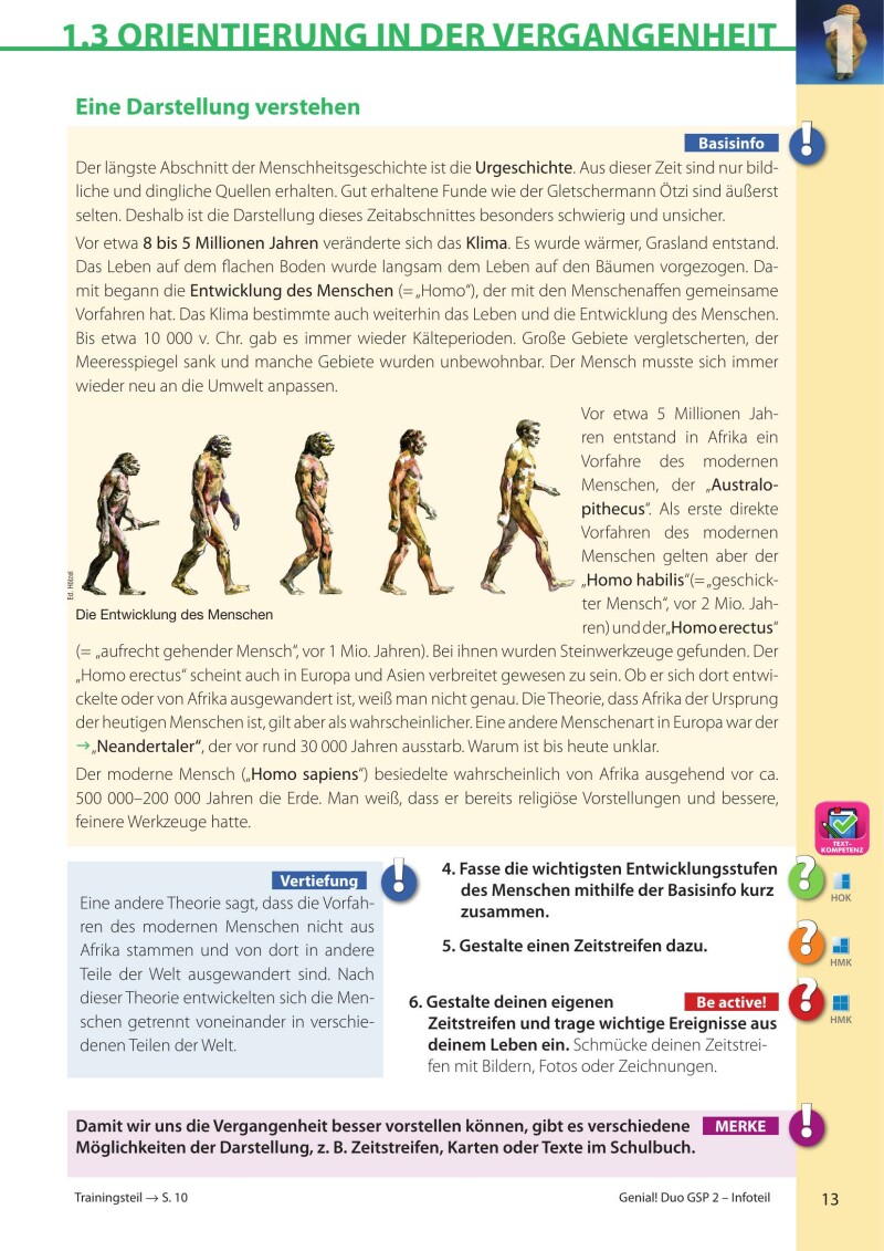 Genial! DUO Geschichte 2 - Info-Teil