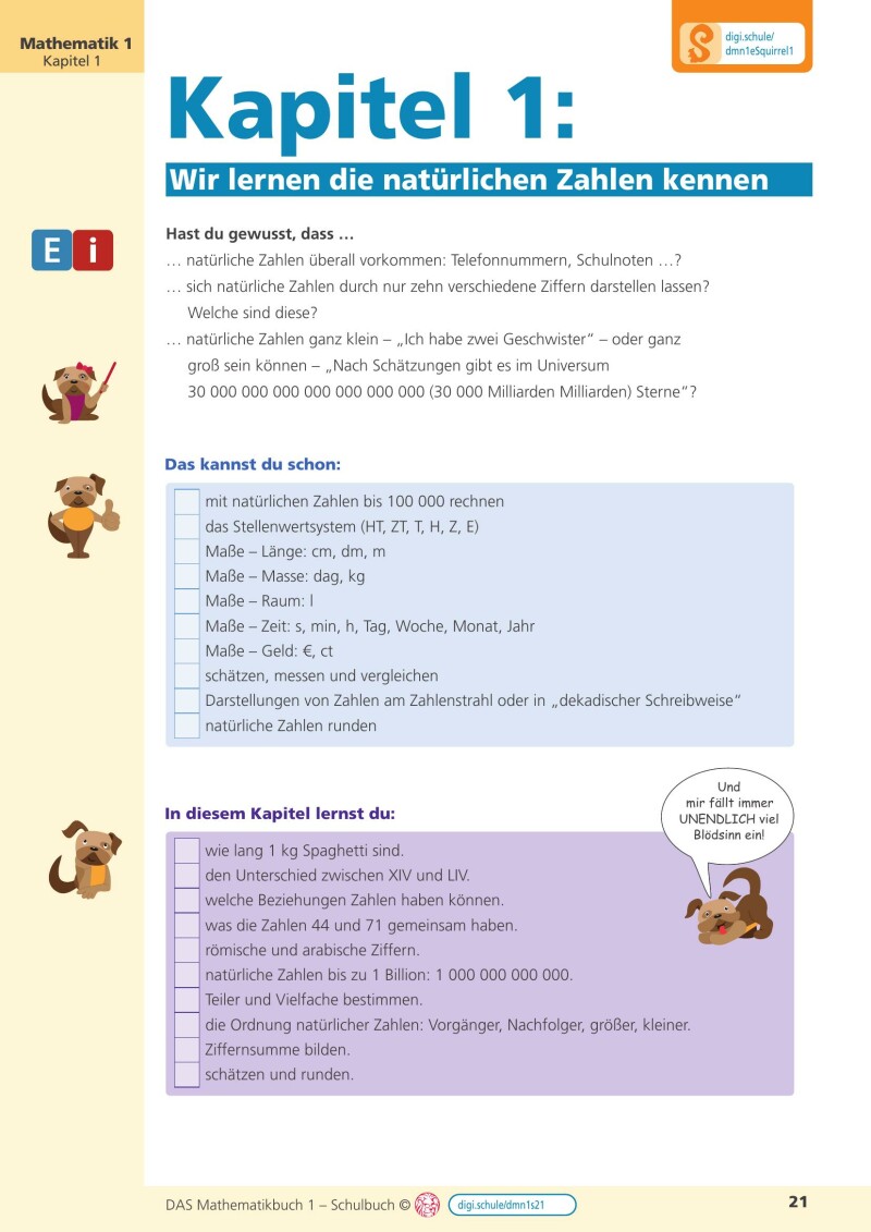 DAS Mathematikbuch 1 IKT – Schulbuch LP’23 v.1.1: Mit Digitaler Grundbildung, Hörbuch, Aufgabenmanager, Learning Analytics, Lernvideos
