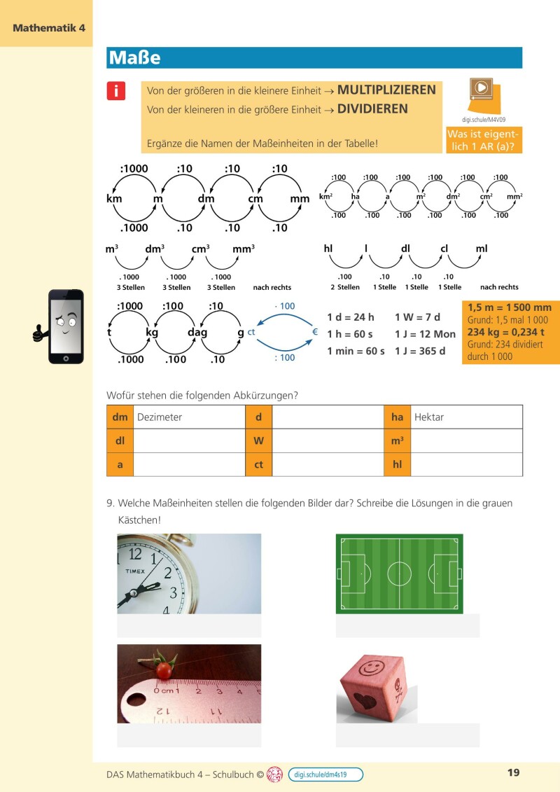 DAS Mathematikbuch 4 - Schulbuch IKT_Version 2.2: Mit Digitaler Grundbildung, Hörbuch, HÜ-/SÜ-Manager, Learning analytics, Lernvideos