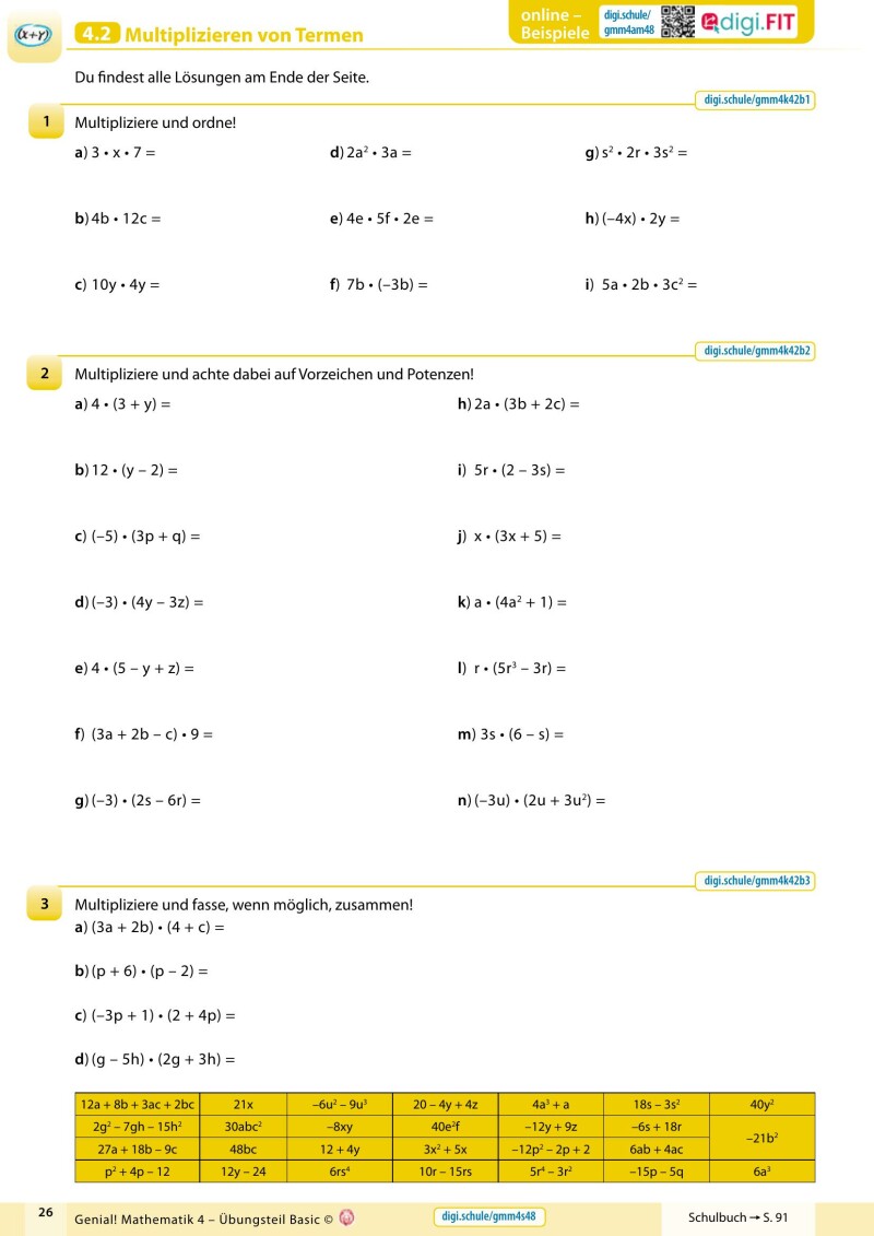 Genial! Mathematik 4 – Übungsteil IKT LP‘23 v1.1: Basic Edition