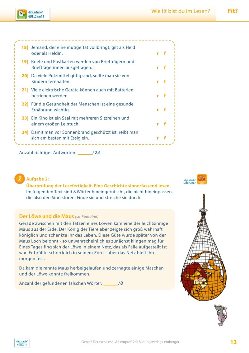 Genial! Deutsch 2 – Lese- und Lernprofi IKT LP’23 v.1.1 / Schulbuch