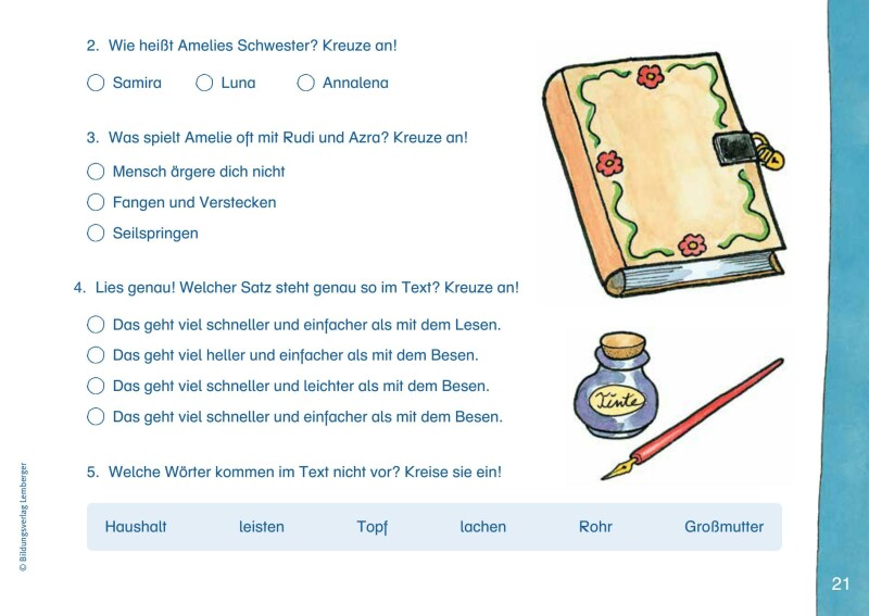 ABC der Tiere 3 - lesen - verstehen - malen