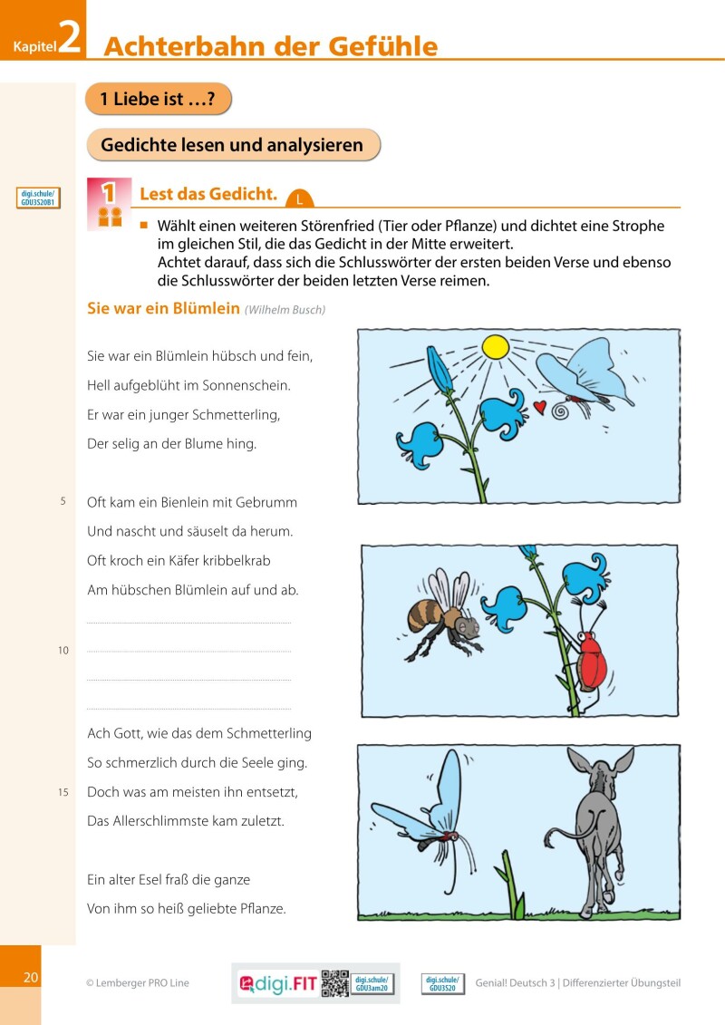 Genial! Deutsch 3 – Sprachbuch IKT LP’23 v.1.1 / Differenzierter Übungsteil
