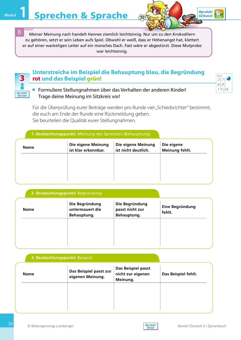Genial! Deutsch 3 – Sprachbuch IKT NEU: Schulbuch PLUS-Lizenz mit eSquirrel
