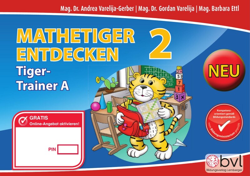 Mathetiger 2 NEU – Schulbuch Tigertrainer – Teil A (für das 1. Semester) – Classic