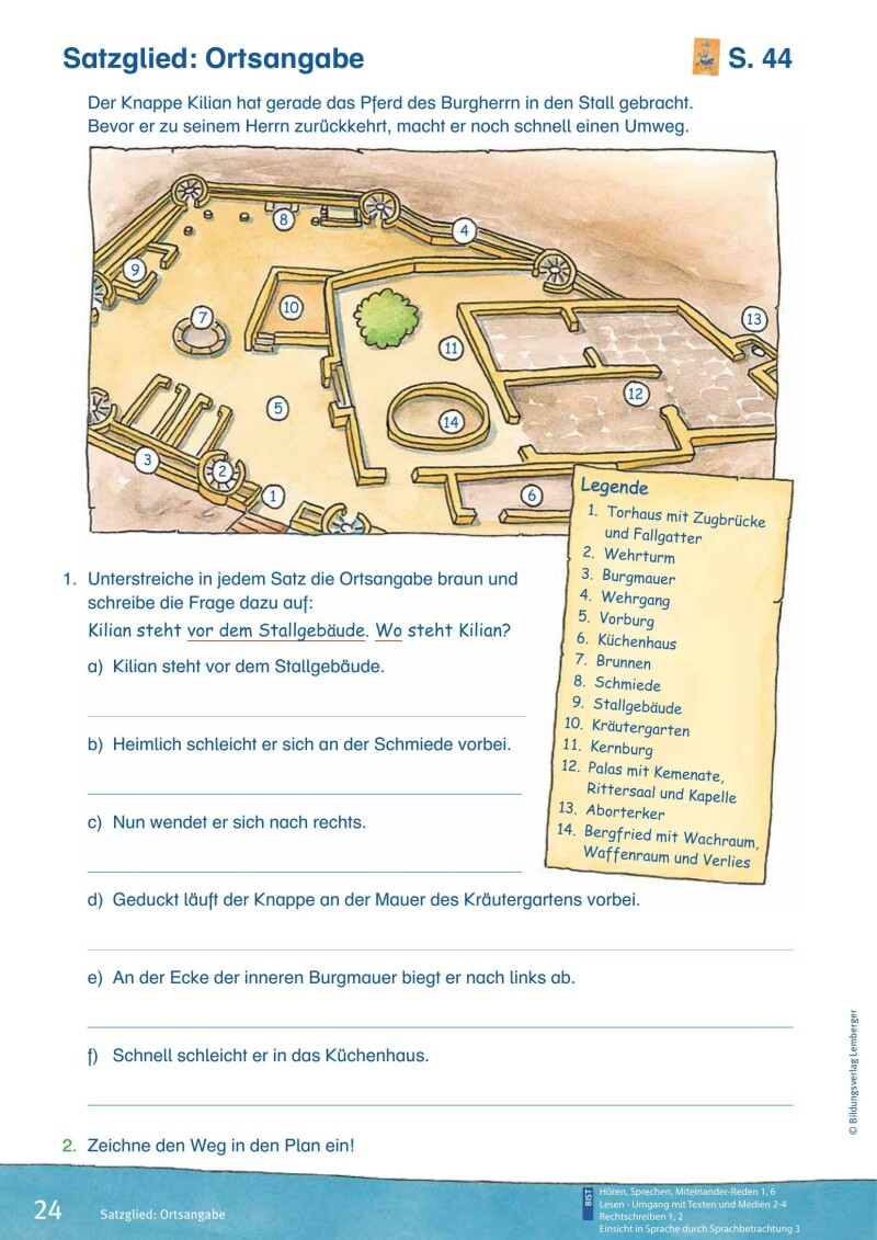 ABC der Tiere 4 - Schulbuch: Sprachbuch - Arbeitsheft