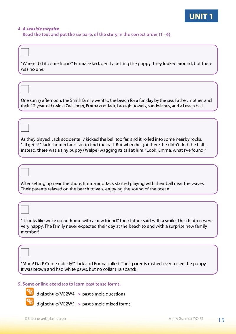 Modern English – A new Grammar4YOU_Band 2 (A1/A2)