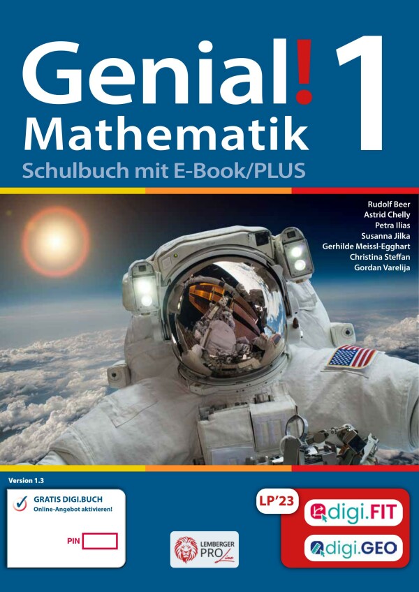 Genial! Mathematik 1 – Schulbuch IKT LP‘23 v.1.3