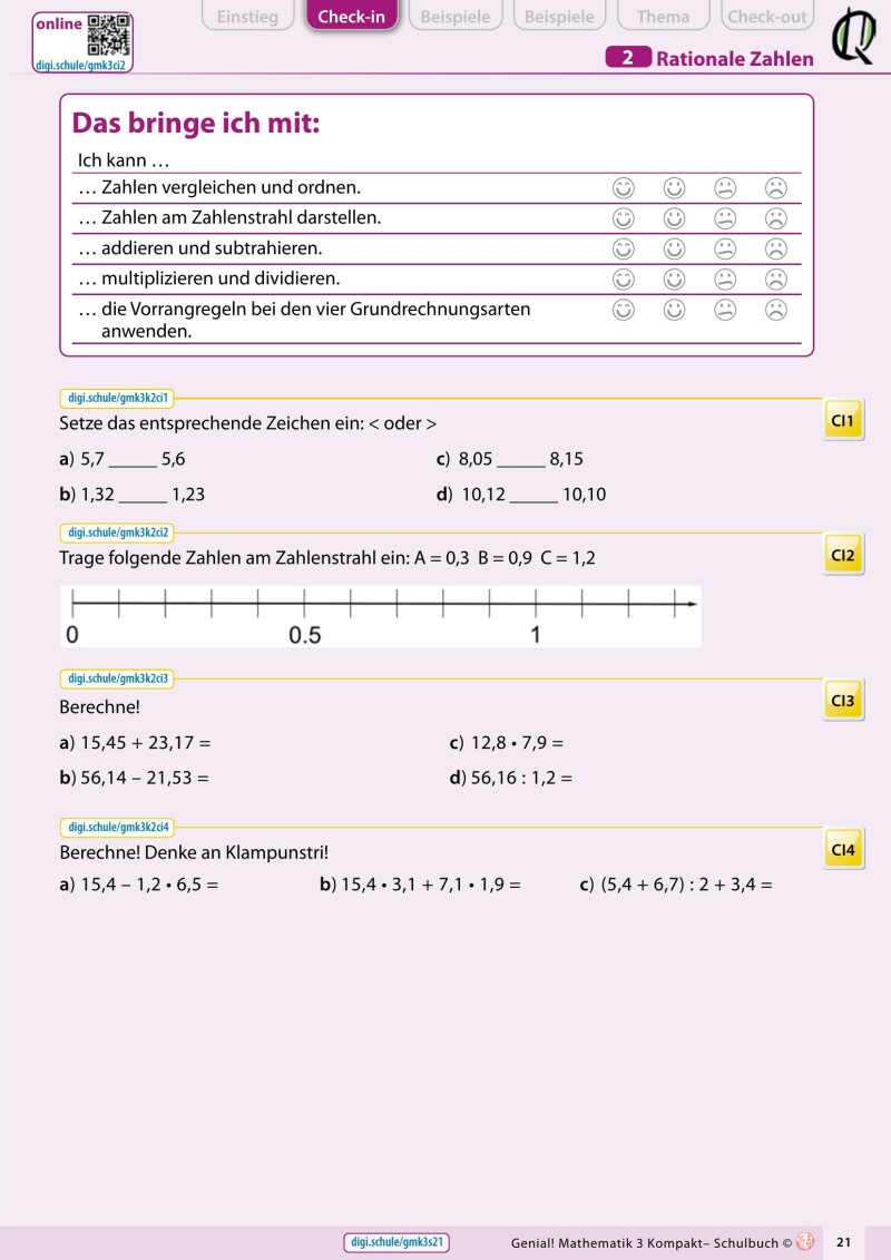 Genial! Mathematik Kompakt 3 IKT v2.3