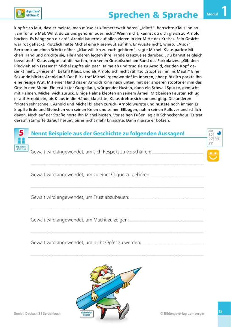 Genial! Deutsch 3 - eSquirrel Klassenlizenz