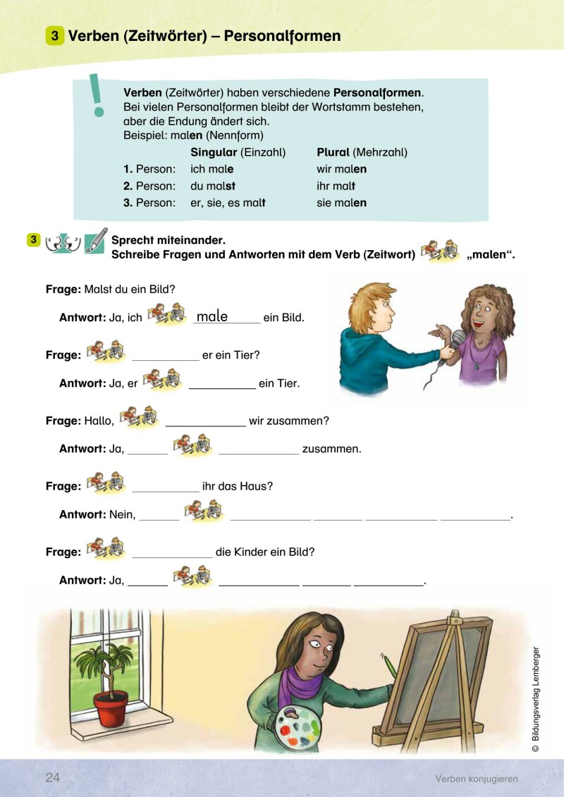 INDIGO - Silben-Themen-Wörterbuch: Arbeitsheft 2 - Grammatik