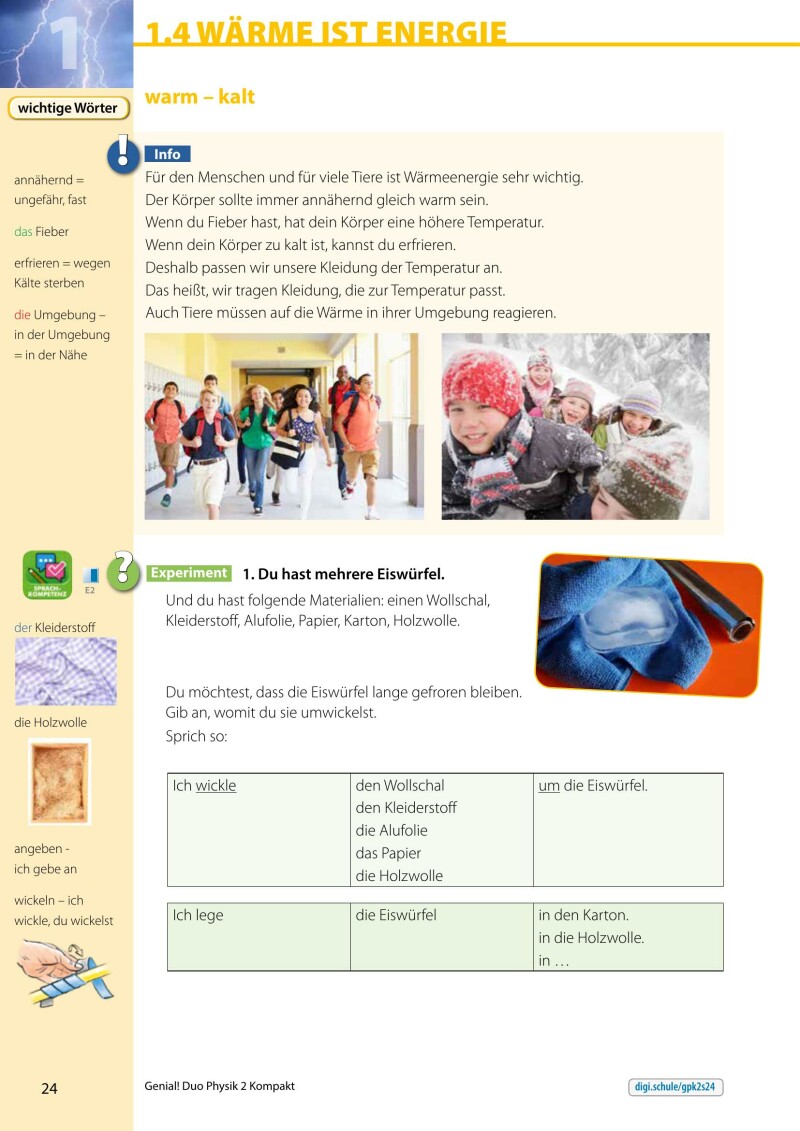 Genial! DUO Physik 2 - KOMPAKT (mit Wortschatzheft und Lösungsheft)