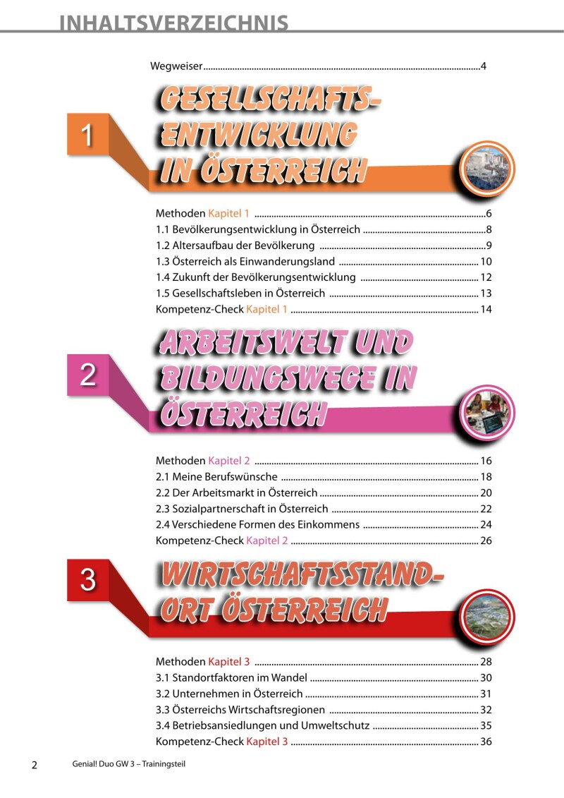 Genial! DUO Geographie und wirtschaftliche Bildung 3 – Trainings-Teil LP’23 v.1.1 / Schulbuch