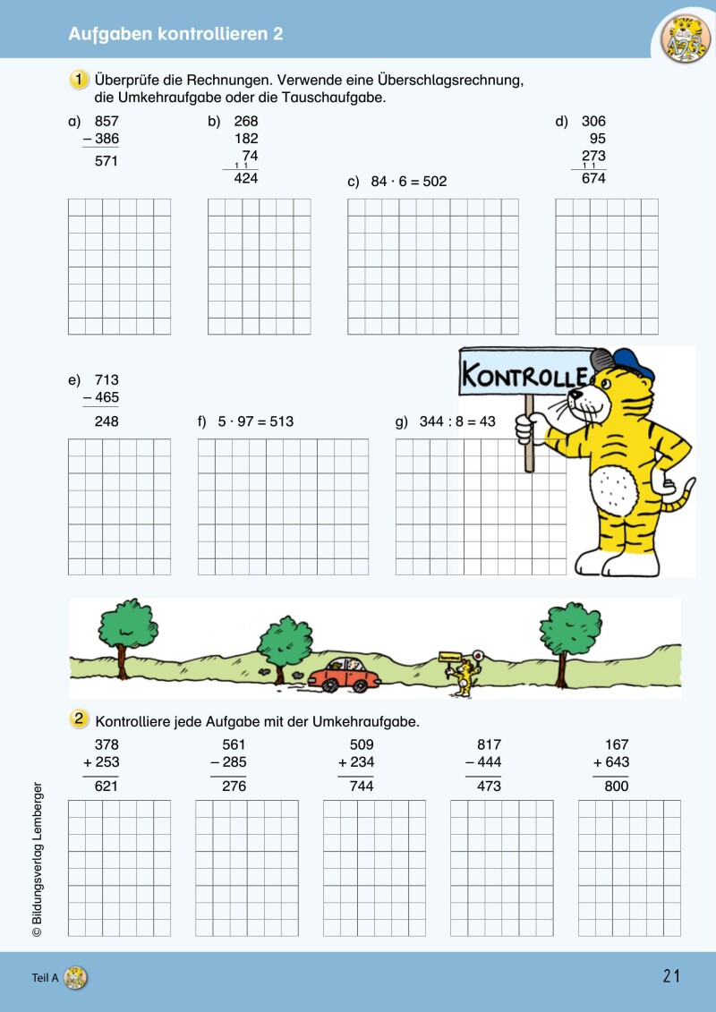 Mathetiger 4 NEU - Schulbuch Teil A (für das 1. Semester)