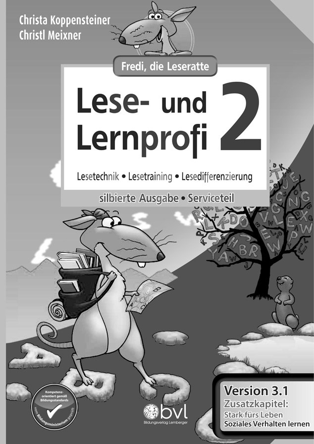 Lese- und Lernprofi 2 - Schulbuch Silbierte Ausgabe Version 3.1_Serviceteil