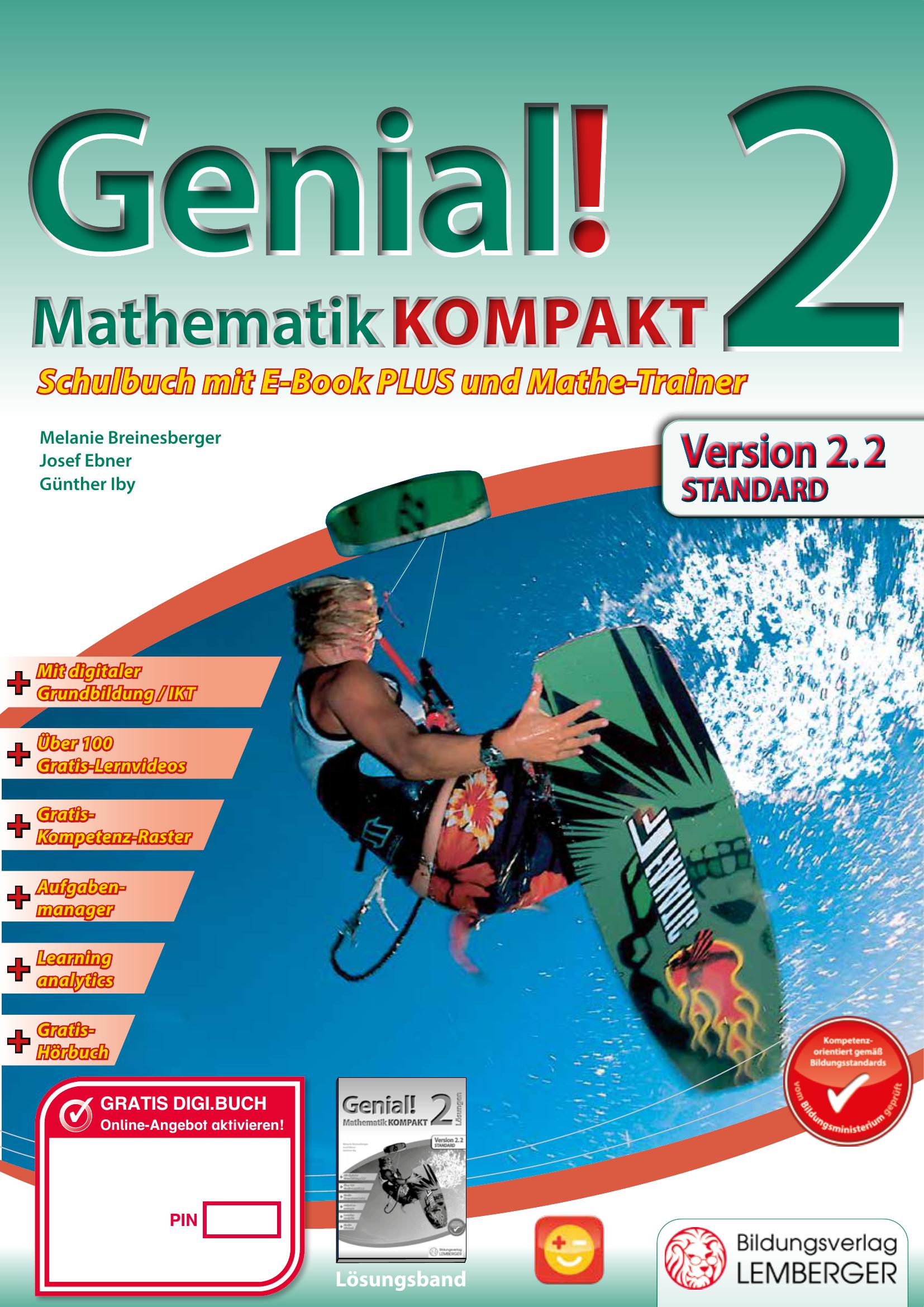 Genial! Mathematik Kompakt 2 IKT v2.2 PLUS-Lizenz mit Genial! Mathe-Trainer