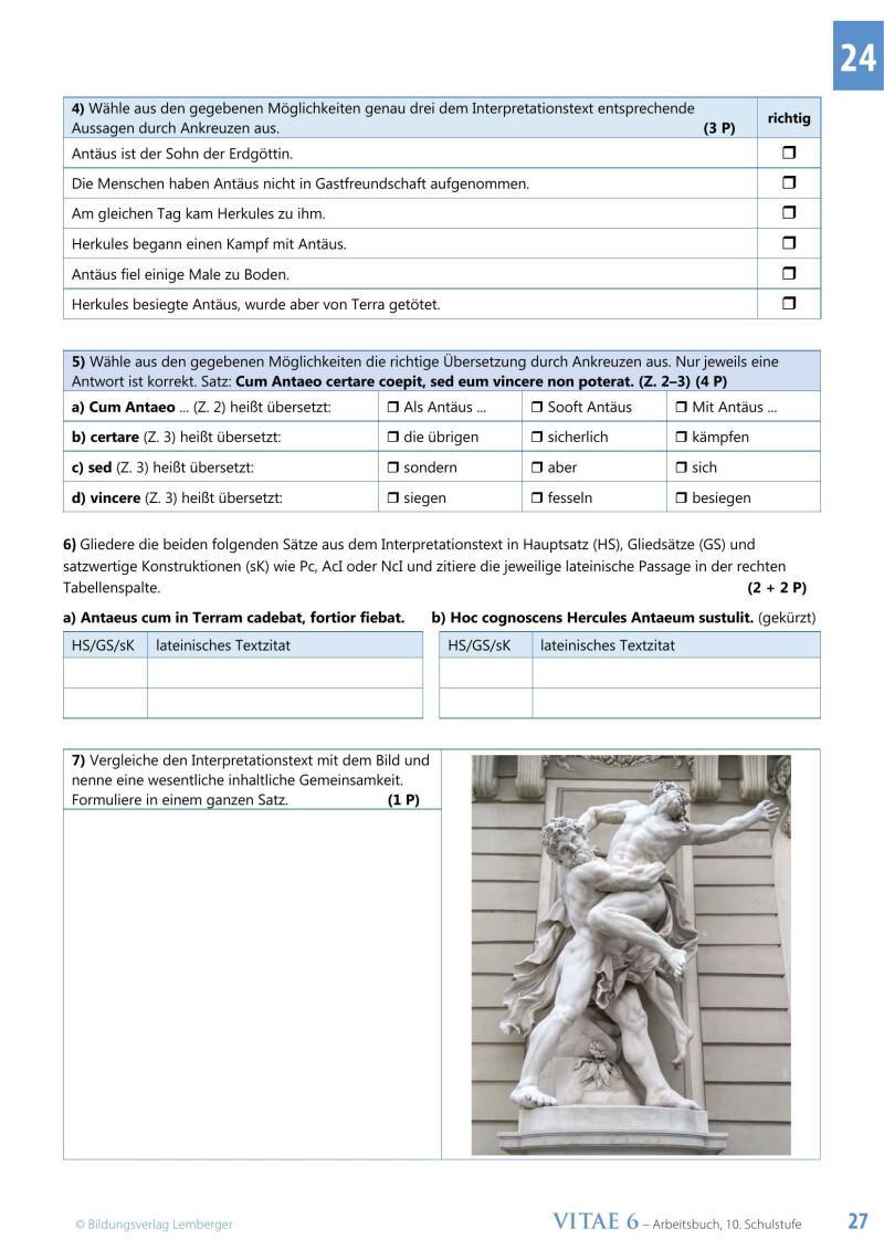 Vitae 6 / Schulbuch für die 6. Klasse Kurzlatein v1.1