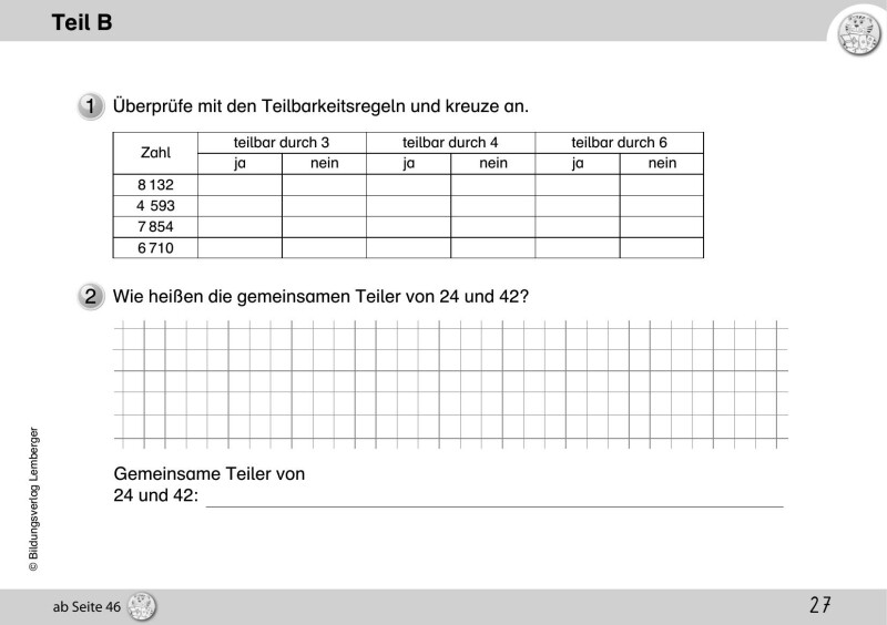 Mathetiger 4 NEU - Schulbuch Tigertrainer - Teil B (für das 2. Semester)