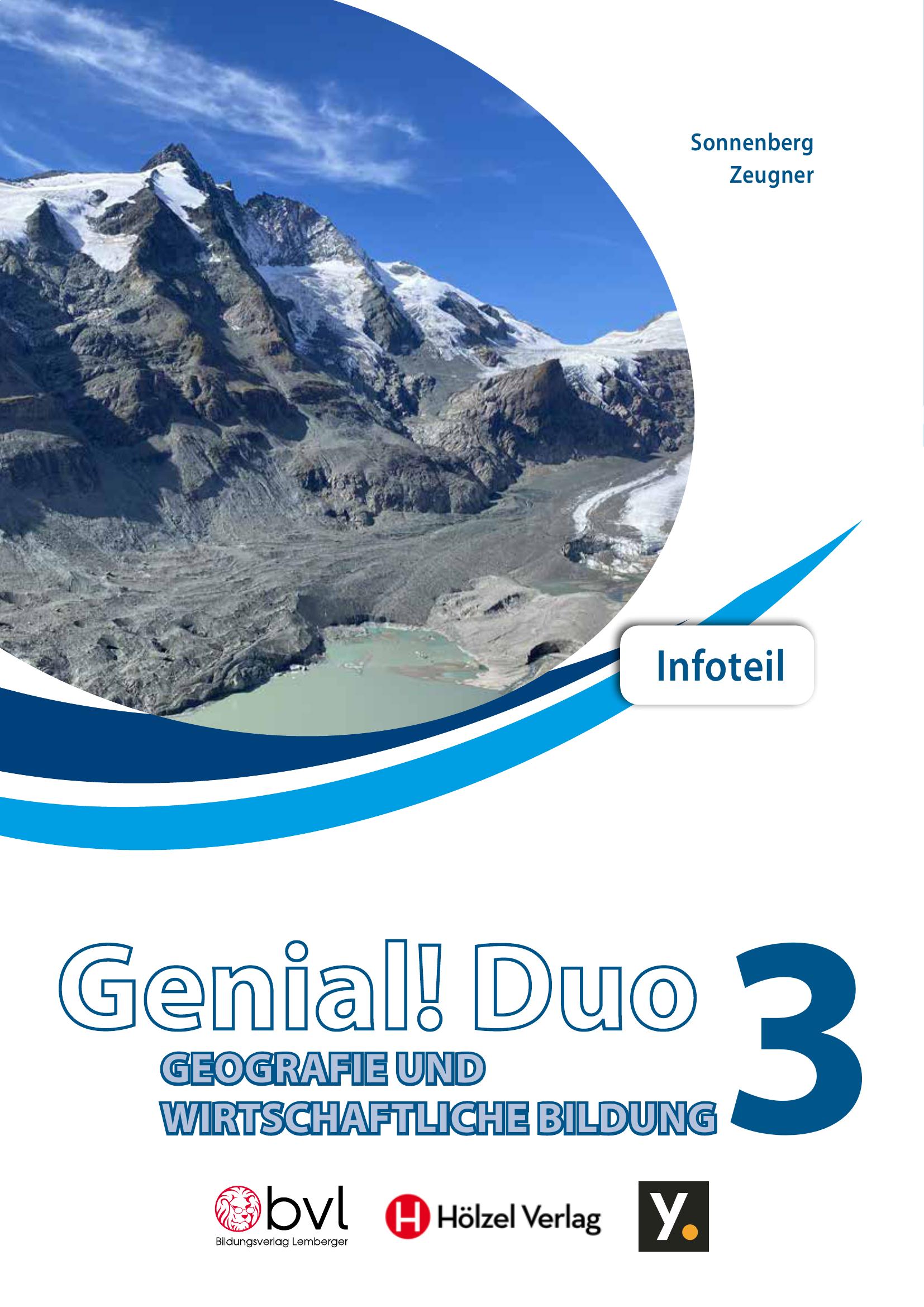 Genial! DUO Geographie und wirtschaftliche Bildung 3 – Info-Teil LP’23 v.1.1 / Schulbuch