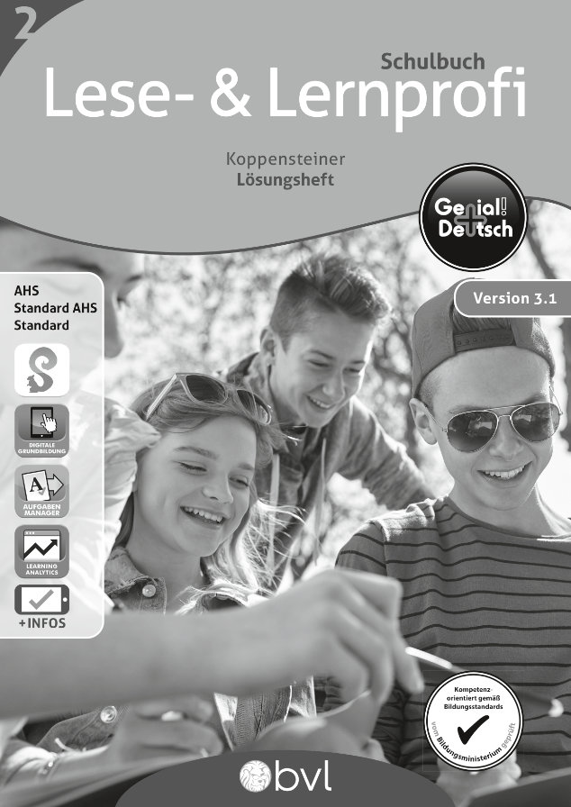 Genial! Deutsch 2 - Lese- und Lernprofi IKT - Version 3.1: Schulbuch - Lösungen