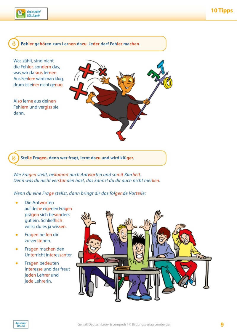 Genial! Deutsch 1 – Lese- und Lernprofi IKT LP’23 v.1.1 / Schulbuch silbierte Ausgabe