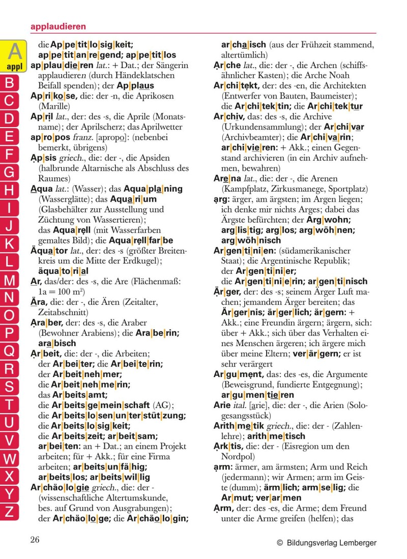 Genial! Deutsch – Wörterbuch: Schau nach, schreib richtig