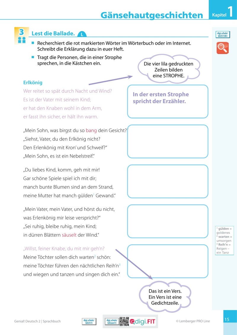 Genial! Deutsch 2 – Sprachbuch IKT LP’23 v.1.2 / Schulbuch PLUS Lizenz