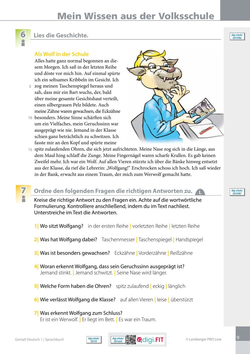 Genial! Deutsch 1 – Sprachbuch IKT LP’23 v.1.2 / Schulbuch