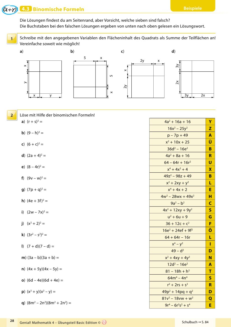 Genial! Mathematik 4 IKT – Übungsteil Basic Edition v3.3