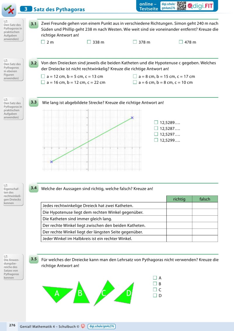 Genial! Mathematik 4 – moderne Testformate üben_LP’23